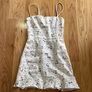 Reformation linen floral dress size 2